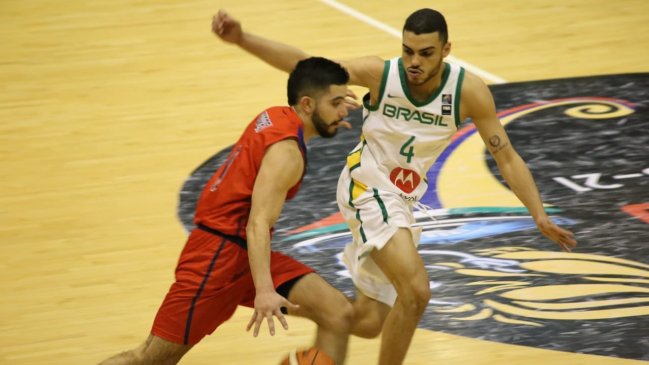 Chile cayó en las semifinales del sudamericano sub 21 de baloncesto ante Brasil