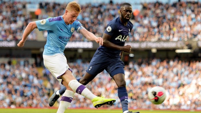 Manchester City igualó con Tottenham en la segunda fecha de la Premier League