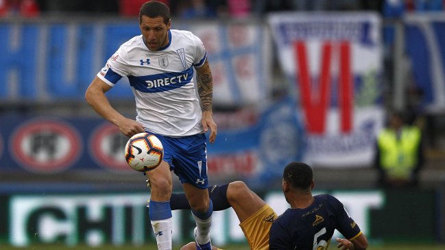 Luciano Aued ilusionó a la UC con un nuevo triunfo al marcar un golazo