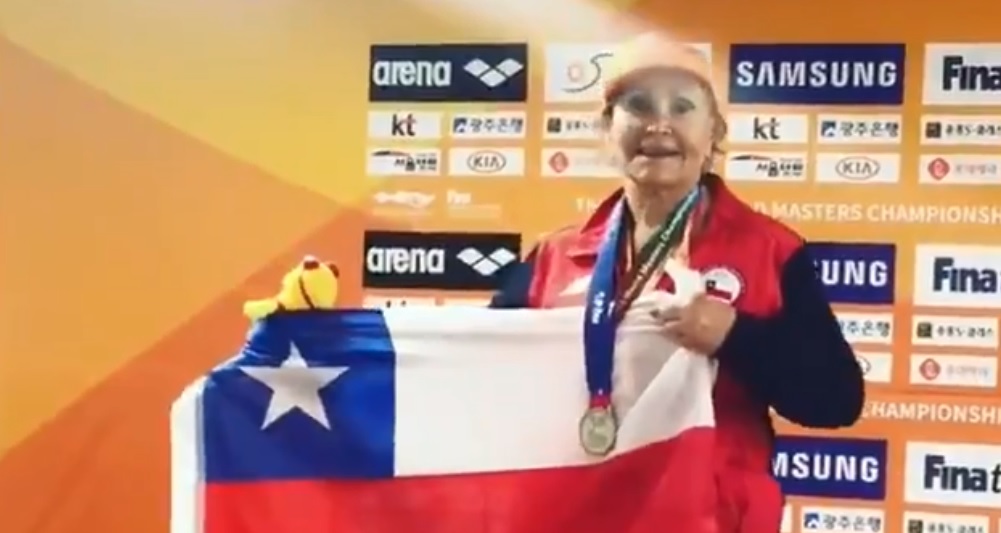 Eliana Busch logró su cuarta medalla y nuevo récord sudamericano en el Mundial Máster