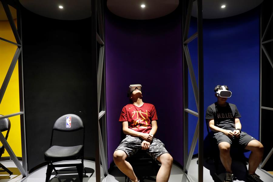 La espectacular muestra visual de la NBA que encandiló a los chinos en Beijing