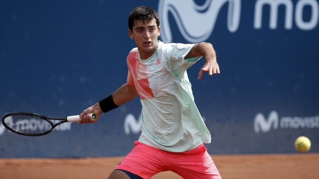 Tomás Barrios cayó en su estreno individual en el Challenger de L’Aquila