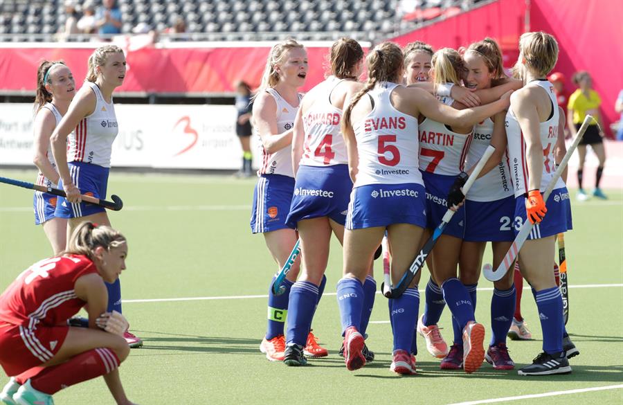Alemania, España e Inglaterra celebraron en el EuroHockey femenino de Amberes