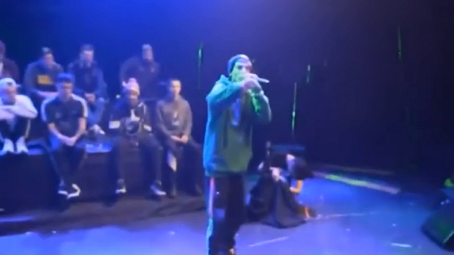 Hincha de River recordó final de la Libertadores a uno de Boca durante competencia de rap