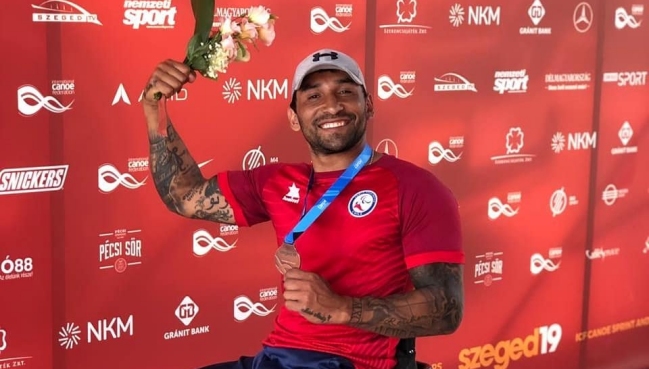 Robinson Méndez logró medalla de bronce en el Mundial de Paracanotaje