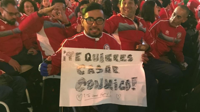 La tremenda propuesta del chileno Matías Cayuqueo en desfile de los Parapanamericanos