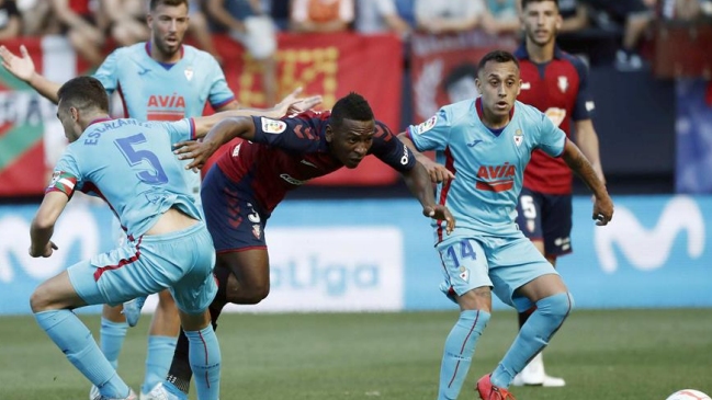 Eibar de Fabián Orellana igualó con Osasuna en la liga española