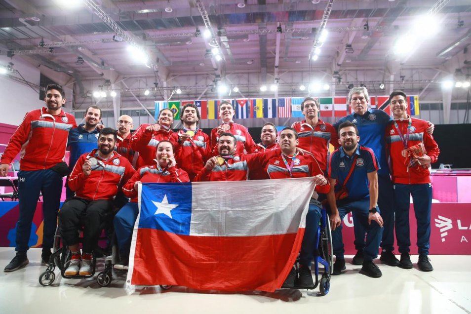 La gran actuación del Team Chile en el tenis de mesa de los Juegos Parapanamericanos