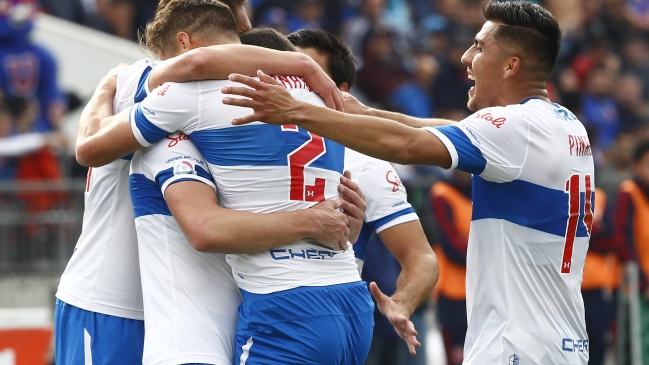 Germán Lanaro golpeó con un certero cabezazo a U. de Chile en el Nacional
