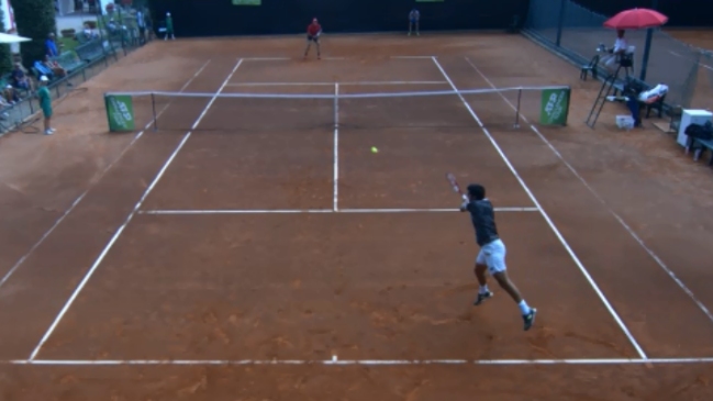 Tomás Barrios no pudo superar la primera valla en el Challenger de Como