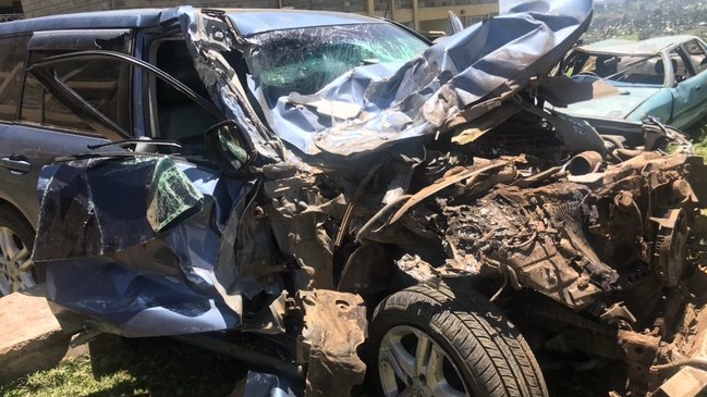 Doble medallista olímpico David Rudisha salió ileso de brutal choque con un bus