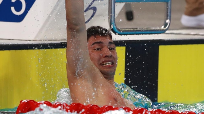 Vicente Almonacid rompió récord en 100 metros pecho y sumó el séptimo oro para Chile en Lima