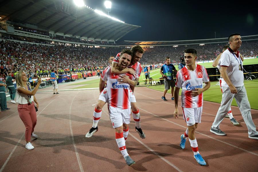 Estrella Roja, Olympiakos y Dinamo Zagreb avanzaron a la fase de grupos en la Champions