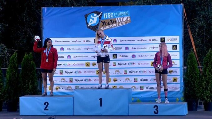 Chilena Alejandra Contreras fue subcampeona en Mundial Juvenil de Escalada Deportiva