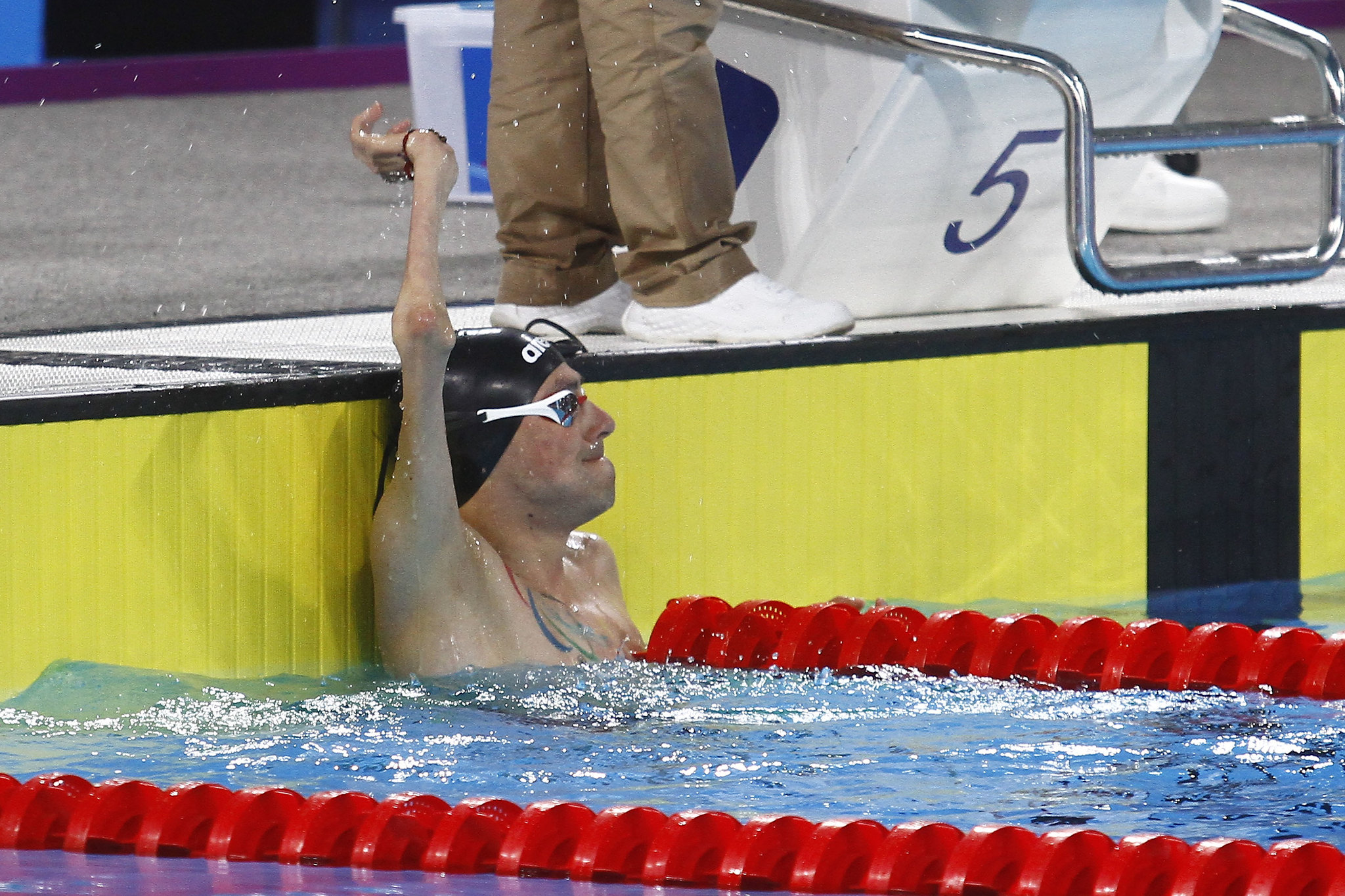 Alberto Abarza tras su tercer oro en Lima: Es una suma para toda la natación chilena