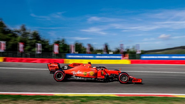 Sebastian Vettel mandó en los primeros entrenamientos libres en Bélgica