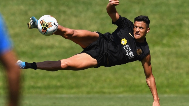 Alexis Sánchez vivió su primera práctica en Inter de Milán