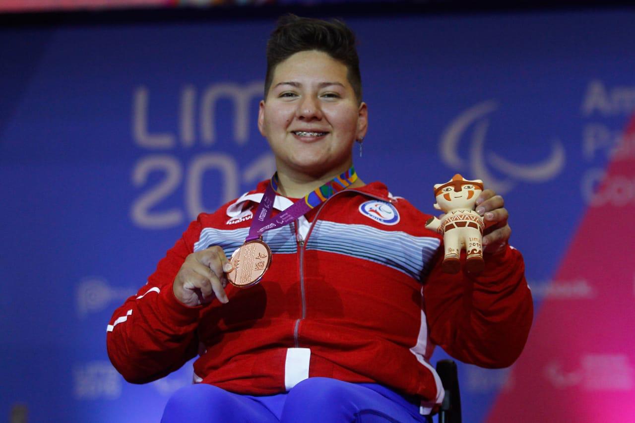 Marion Serrano ganó bronce en levantamiento de pesas en los Juegos Parapanamericanos