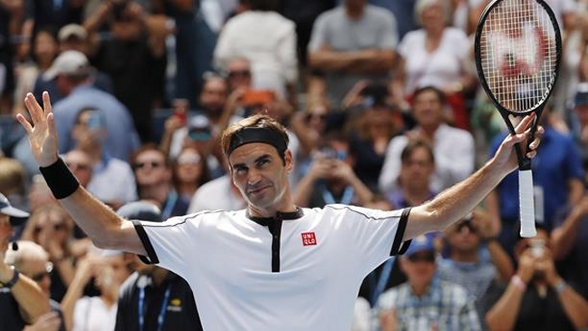 Roger Federer vapuleó a David Goffin y se instaló en los cuartos de final del US Open