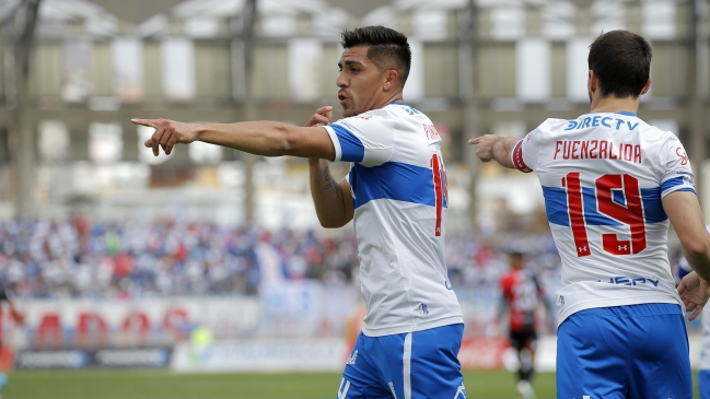 César Pinares combinó con Aued para poner en ventaja a la UC sobre Antofagasta