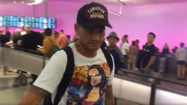 La llegada de Charles Aránguiz a Los Angeles para sumarse a los trabajos de la Roja