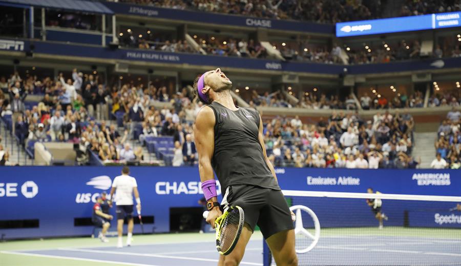 Nadal demostró su categoría para despachar a Cilic en el US Open