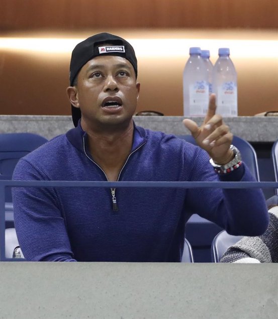 Tiger Woods festejó con todo el triunfo de Rafael Nadal en el US Open