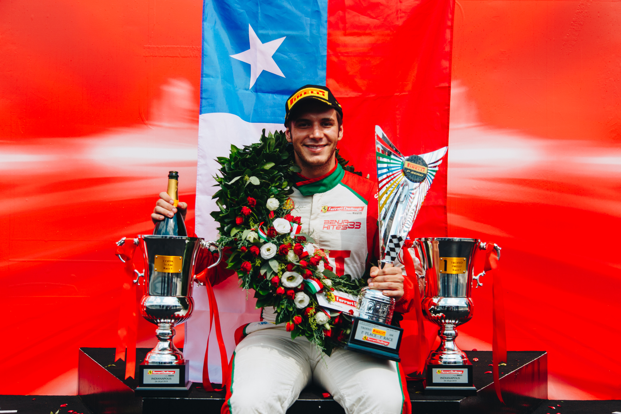 Benjamín Hites cambió de equipo en el Top Race Series y se alista para correr con Ferrari en Miami