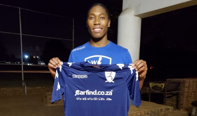 Caster Semenya sorprende y ficha por un club de fútbol en Sudáfrica