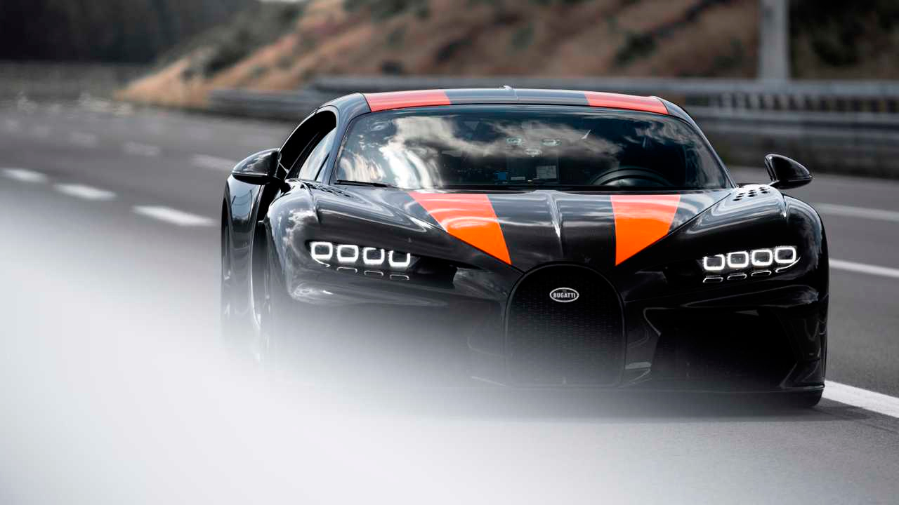 Bugatti Chiron superó la barrera de los 490 km/h