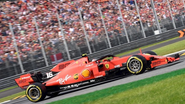 La grilla de salida del Gran Premio de Italia de la Fórmula 1