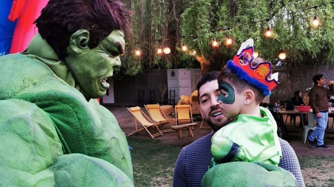“Pepe” Rojas celebró cumpleaños de su hijo con una fiesta llena de “Avengers”