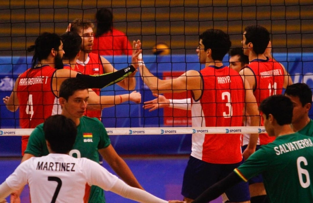 Chile debutó con el pie derecho ante Bolivia en el Sudamericano de vóleibol