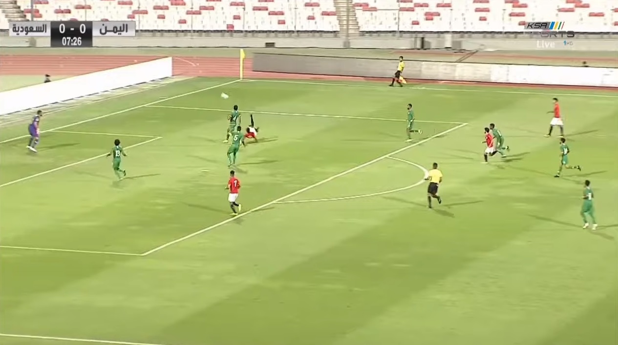El golazo de chilena de Yemen a Arabia Saudita en las Clasificatorias para Qatar 2022