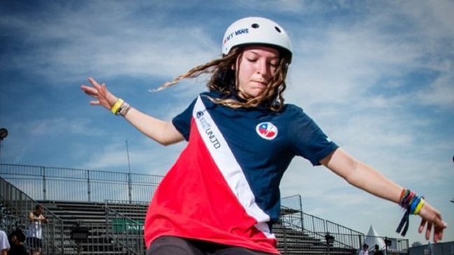 Josefina Tapia está en cuartos de final del Mundial de Skateboarding y se ilusiona con Tokio 2020