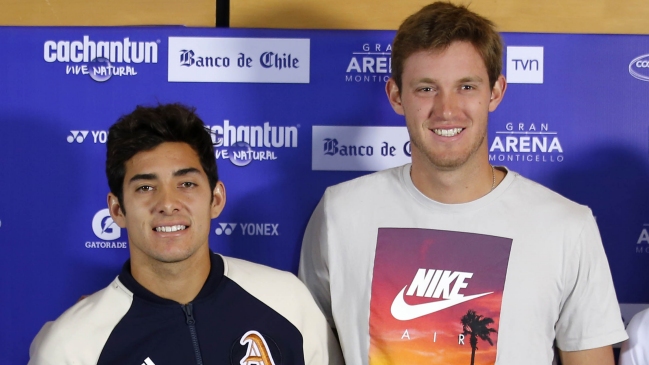 Cristian Garin y Nicolás Jarry miden sus progresos con atractivo duelo de exhibición