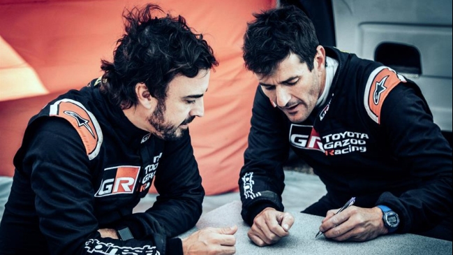 Fernando Alonso disputa el Rally Lichtenburg 400 con Marc Coma de copiloto