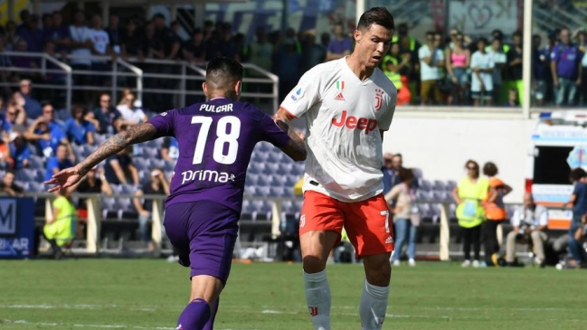 Erick Pulgar tuvo un destacado cometido en reñido empate entre Fiorentina y Juventus