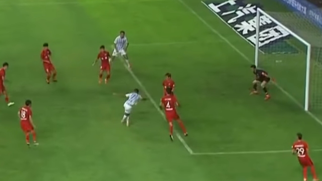 El magnífico golazo de rabona que maravilló en el fútbol de China