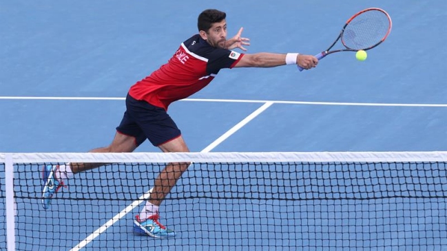 Hans Podlipnik fue eliminado en primera ronda de dobles en el ATP de San Petersburgo
