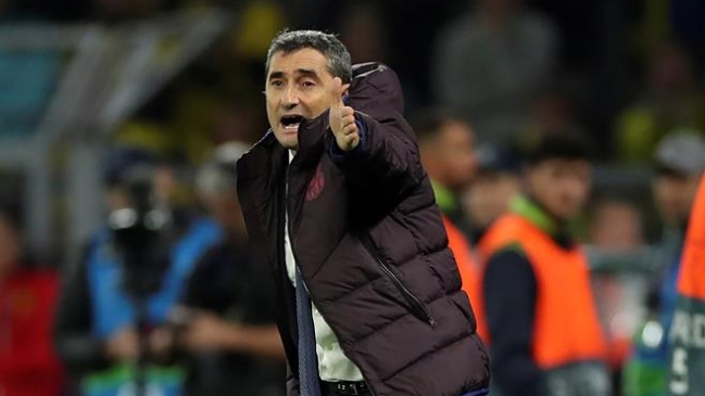 Ernesto Valverde: Sufrimos mucho ante Borussia Dortmund, fue un partido complicado