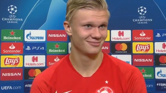 La curiosa entrevista que dio el joven noruego que batió un récord goleador en la Champions