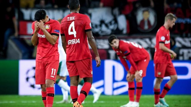 Lokomotiv sorprendió a Bayer Leverkusen de Charles Aránguiz en la Champions League