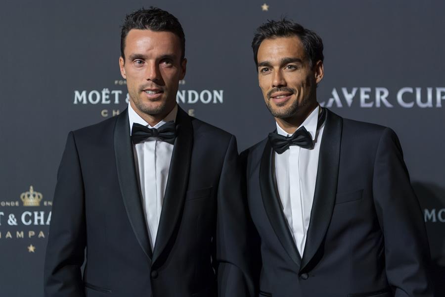 Roger Federer y Rafael Nadal se lucieron en gala de la Laver Cup