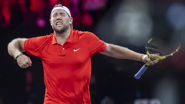 Jack Sock derribó a Fabio Fognini y emparejó la Laver Cup