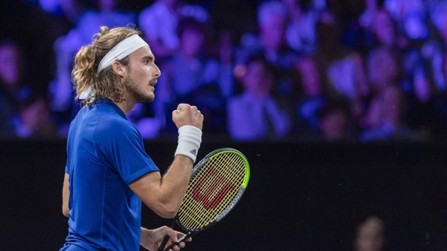 Stefanos Tsitsipas batió a Taylor Fritz y volvió a poner en ventaja a Europa en la Laver Cup