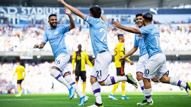 ¡Una locura! Manchester City logró su mayor goleada en la historia de la Premier ante Watford