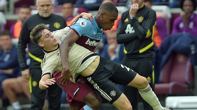 West Ham de Pellegrini derribó a Manchester United y escaló en la tabla de la Premier