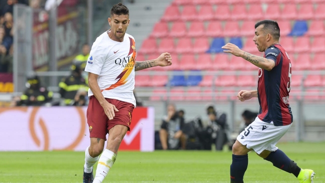 Gary Medel fue titular en agónica caída de Bologna como local ante AS Roma