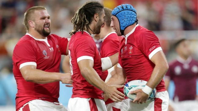 Gales debutó en el Mundial de Rugby con victoria frente a Georgia